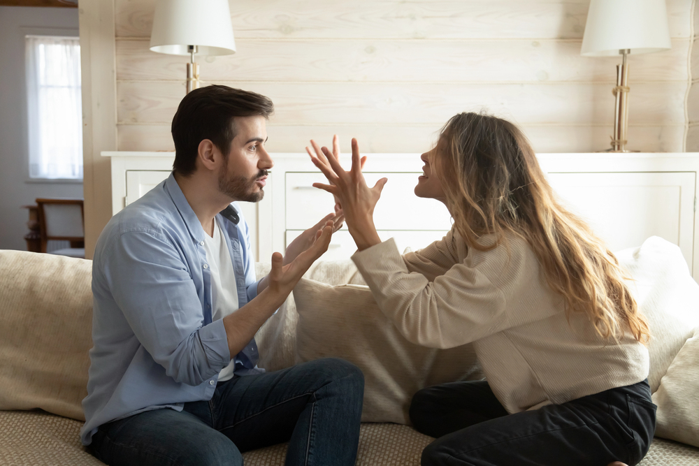 discusión de pareja